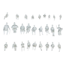 Model People Sitting White Figures Train Park Street Layout
