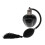 100ml Empty Glass Perfume Bottle Long Bulb Tassel Spray Atomizer black 1