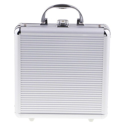 Portable Poker Chips Aluminum Case Container Poker Chips Storage Box 1 1