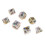 7/Set Plastic Polyhedral Dice Set for D&D Dungeons and Dragons Game To 1