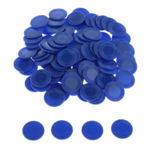 23mm Barreled Board Game Poker Chips Entertaimnet Game Money Chips Blu
