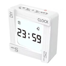 DIY Management Pomodoro Timer Square Alarm Clock Flip Countdown Alarm Clock Reminder for Students