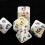 7/Set Plastic Polyhedral Dice Set for D&D Dungeons and Dragons Game To 3