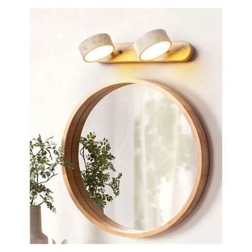 Wall Light Round LED Rotatable Light Bathroom Washtable Dressing Table Mirror Front Lamps 1