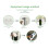 200ml  Essential Oil Diffuser with Timer Function Essential for Household Hotel Office UK Plug White 10