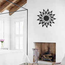 5 Set DIY-Dekal Väggdekor Solrum Vägg TV-Skåp Takkonstdekor Avtagbar Spegelform Dekoration, Silver