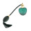 100ml Empty Glass Perfume Bottle Long Bulb Tassel Spray Atomizer green 2