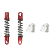 2x RC Front Shock Absorber for WPL D12 RC Car Off-Road Buggy Parts Red