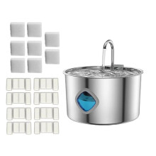 Automatic Pet Water Fountain Bowl with Replaceable Filters Pet Water Bowl for Cats Dogs Drinking Indoor B
