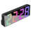 LED Alarm Clock with Customizable Display Options 12/24 Hour Formats & Automatic Brightness Control At Night Black 1