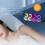 LED Alarm Clock with Customizable Display Options 12/24 Hour Formats & Automatic Brightness Control At Night Black 6