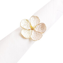 12 Pcs Flower Napkin Buckle Napkin Ring Napkin Ring, Used for Wedding, Festival, Banquet, Daily Party Decoration
