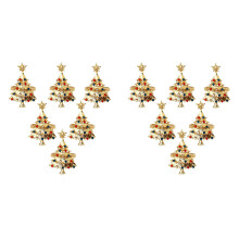 12Pcs Christmas Napkin Button Napkin Ring Napkin Ring Cloth Ring Diamond Christmas Napkin Rings
