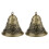 2X -Feng Shui Cinese Dragon Bell Charm E Phoenix Figure Decor 1