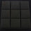 2Pcs 25X25X5cm Wallpaper Sticker Practical Acoustic Foam Panel Sound Stop Absorption Sponge Solid Sponge (Black) 3