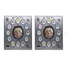 2X Kinder Bilder Rahmen Mein Erstes Jahr Baby Geschenk Kinder Geburtstag Geschenk Zuhause Familie Dekoration Ornamente 12 Monate Bilder Rahmen