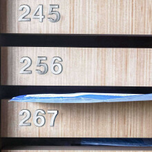 20x Self-Adhesive Door House Numbers Mailbox Numbers Street Address Numbers for Residence and Mailbox Signs, 0 to 9
