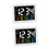 2X Color Large Screen LCD Electronic Desk Alarm Clock with Temperature Date Display 1