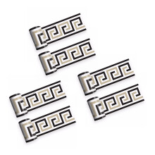 6Pcs 2M Side Tile Sticker Bathroom Kitchen Restaurant Wall Stair Floor Border Tile Sticker Wall Sticker Home