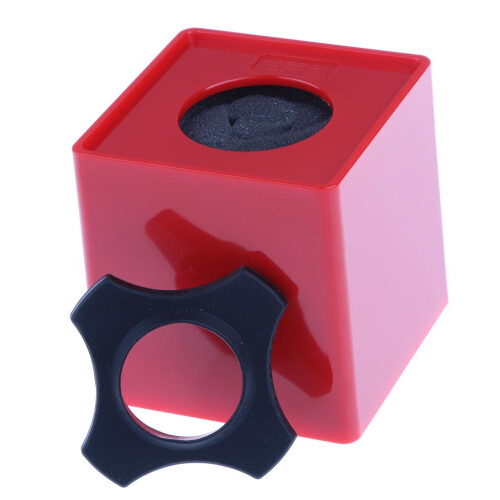 Square Cube Shaped Interview DIY Station Mic Microphone Flag Station R