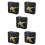 5X DIY Clock Metal Texture  Wall Clock Retro Wall Clock Movement Accessories 1