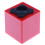 Square Cube Shaped Interview DIY Station Mic Microphone Flag Station R 2