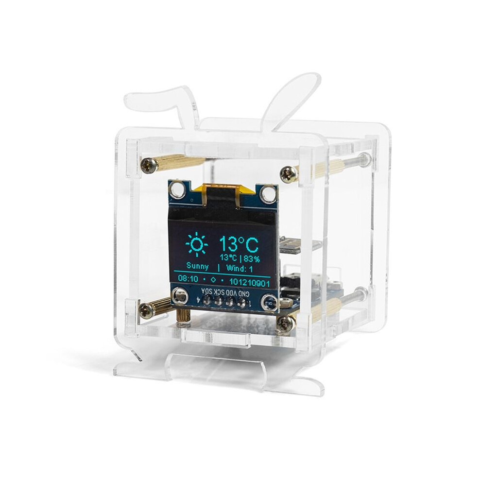 Esp8266 Diy Electronic Clock Kits Weather Forecast Clock Support 2.4G Wifi Diy Soldering Practice Kit 6031926904930