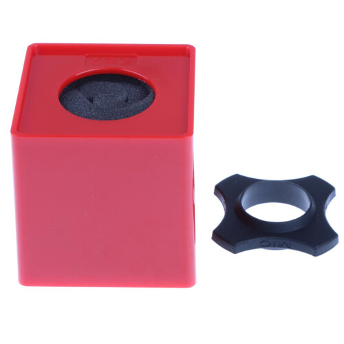 Square Cube Shaped Interview DIY Station Mic Microphone Flag Station R 2