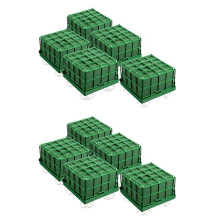 10Pcs Floral Foam Cage Flower Holder with Floral Foam and Suction Cup for Wedding Table Centerpiece Floral Arrangement