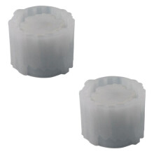 DIY Glue Mold Crystal Candle Holder Cement Silicone Mold Aromatherapy Candle Ornament Plaster Mold