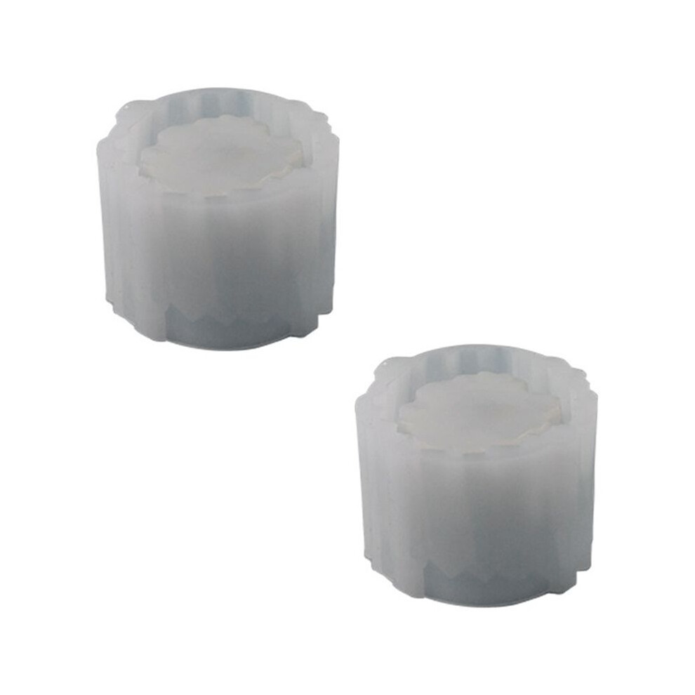 Tauoh Diy Glue Mold Crystal Candle Holder Cement Silicone Mold Aromatherapy Candle Ornament Plaster Mold