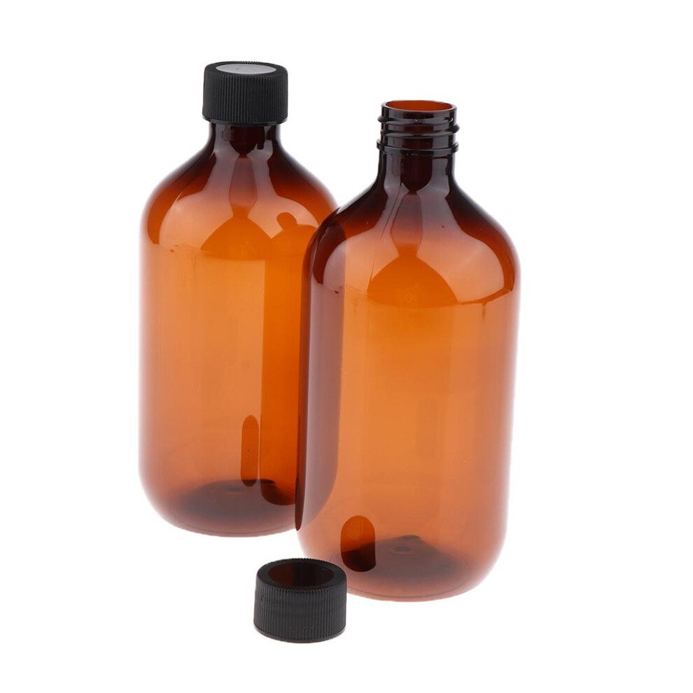 Empty Plastic Shampoo Gel Bottles for Liquid Essential Oil Lotion 500m