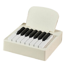 Piano Calendar World Famous Music High-End Music Piano Desktop Decoration Playing Calendar Surprise Gift Black