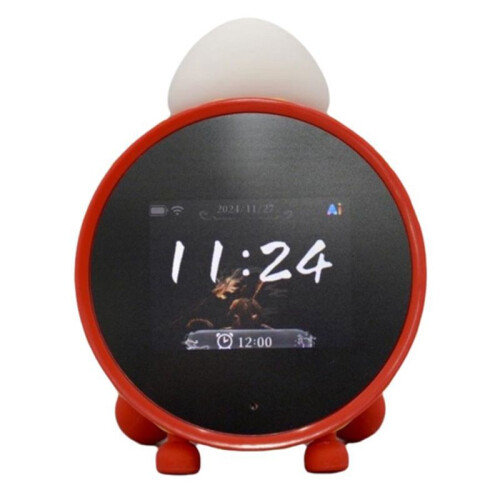 AI Alarm Clock Multifunctional Intelligent AI Electronic Alarm Clock Timer Date Display Support AI Voice Assistant