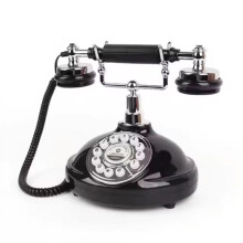 Audio Guest Book Wedding Phone Audio Guestbook Phone Vintage Style Audio Message Voicemail for Partys Birthdays Black