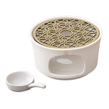 Warmer Ceramic Tea Stove Samovar Candle Camping Portable Tea Stove Travel Outdoorflat Catering Tea Heater