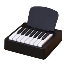 Calendrier de Piano Musique de Renommée Mondiale Piano Haut de Gamme Décoration de Bureau Calendrier de Jeu Cadeau Surprise Blanc