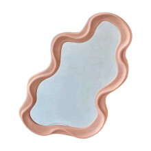 Charm Cloud Shaped Mirror - Irregular Wall Hanging Mirror for Makeup, Home Decor, Living Room,Party Accessories