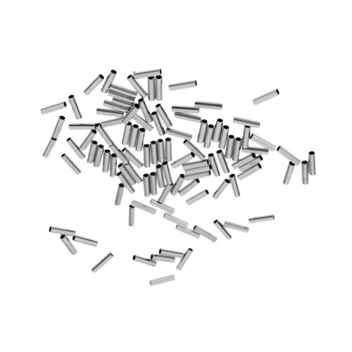 100 Pieces Crimpinging Loop Sleeve Various Sizes from 1.0mm - 2.0mm 2.