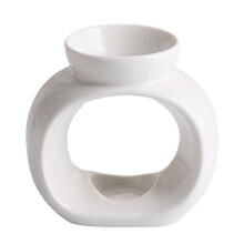 Essential Oil Burner Modern Porcelain Aroma Burner for Patio
