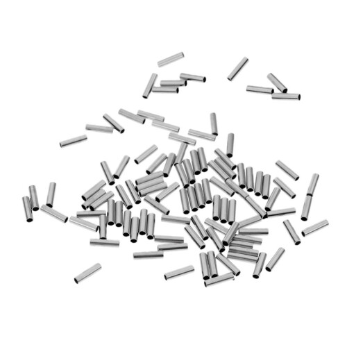 100 Pieces Crimpinging Loop Sleeve Various Sizes from 1.0mm - 2.0mm 2. 1