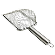 Stainless Steel Cats Litter Scooper Metal Litter Scooper for Cats Aqua