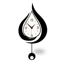 Living Room Wall Clock, Dining Room, Entrance Clock Home Silent Punch-Free Clock