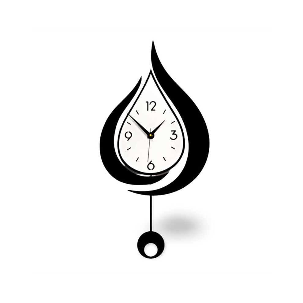 Living Room Wall Clock, Dining Room, Entrance Clock Home Silent Punch-Free Clock