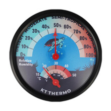 Reptile Tank Dial Hygrothermograph 2-in-1 for Snake Tank Incubators Ha