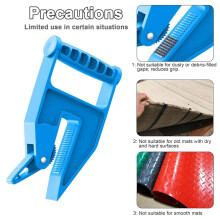 2st Mat Mover Tool - Mat Grippers - Heavy Duty Stall Mat Handlers för Hästmatta, Gymmatta, Trailermatta och Gummimattor