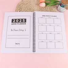 2025 Funny ADHD Planner for Adults:12 Month Family Calendar 2025, Personalized Family Monthly Calendar Planner