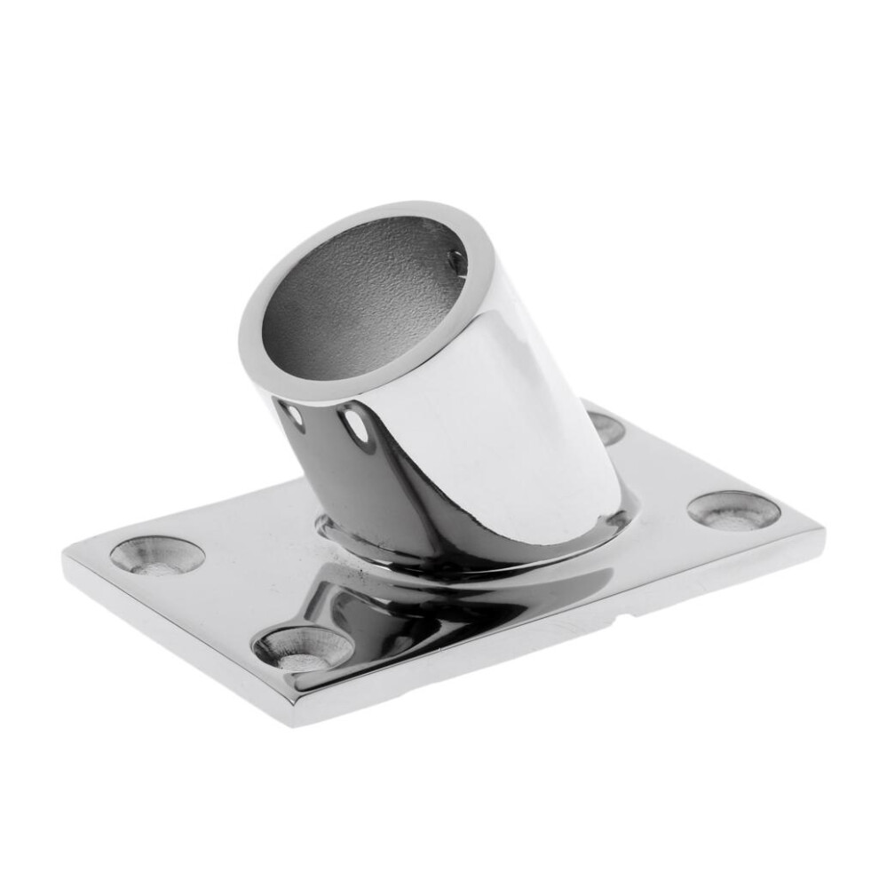Marine Stainless Steel Boat Deck Handrail Rectangle Base 60 Degree 25M 6902696580382