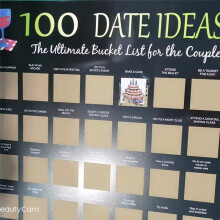 The Love Game Scratch Off Poster Game for Couples Valentine'S Day Gift Wall Poster Gift for Her and for Her
