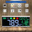 Decibelímetro 13 Polegadas 30-130dB Medidor de Nível de Som,  Display LCD Medidor de Som de Parede, Detector de Nível de Ruído 7